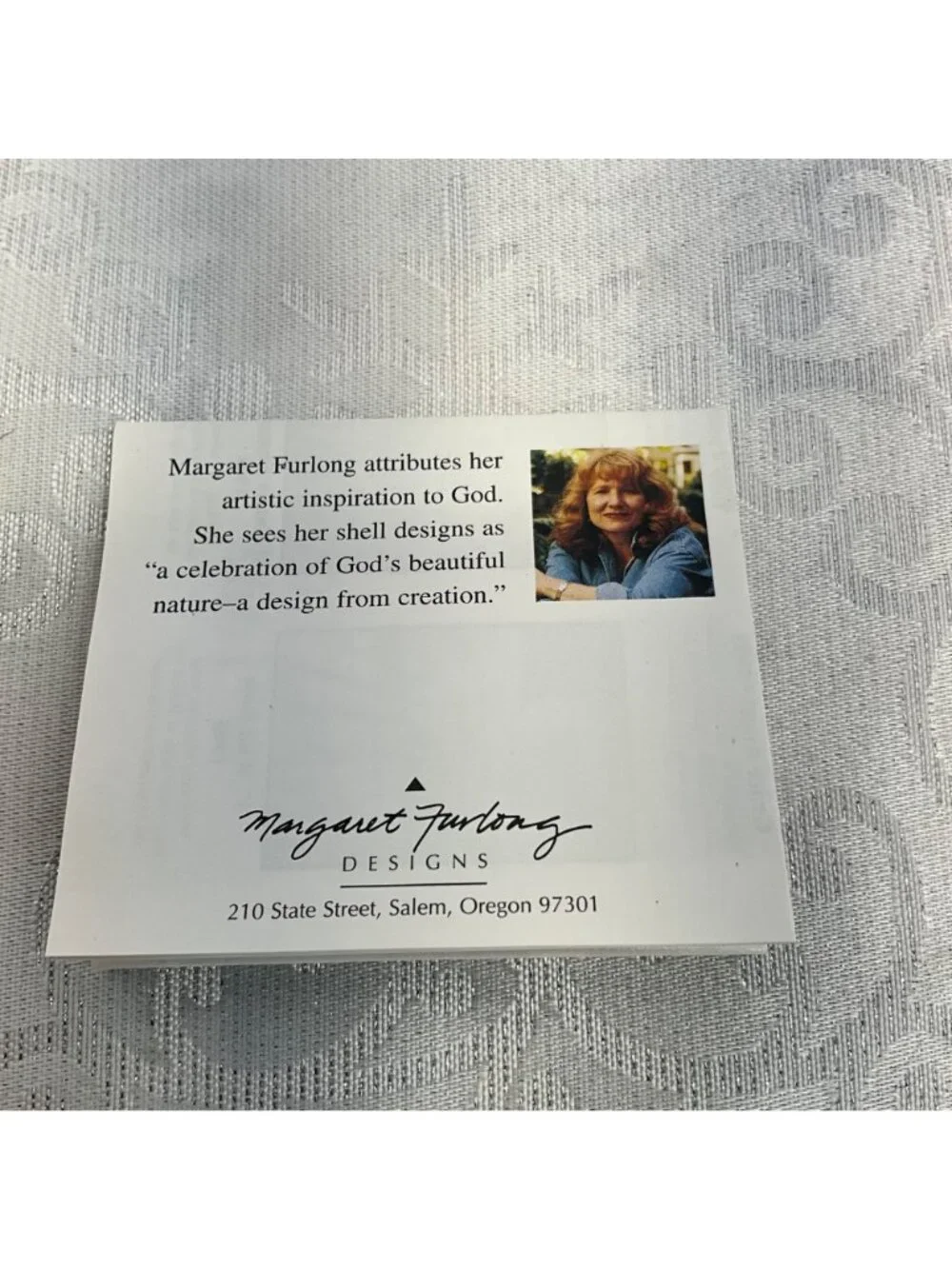 Margaret Furlong 1998 Shell Angel Ornament 3